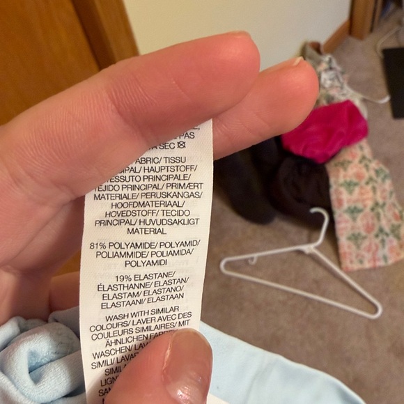 NWOT Oner Active SoftMotion Straight Leg Leggings Women's Size S Light Blue - Picture 7 of 7